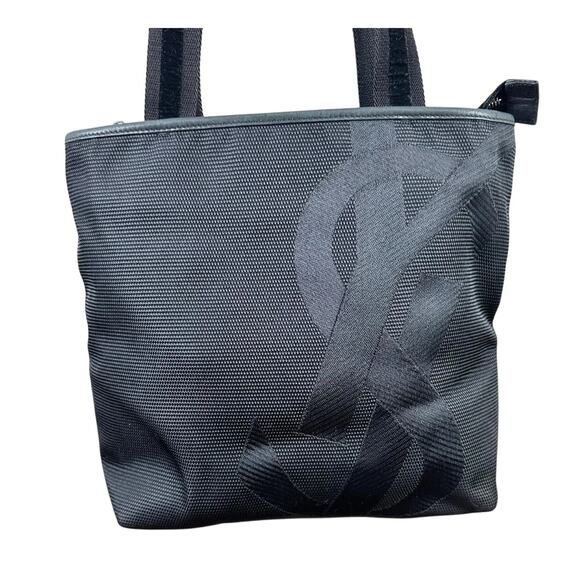 YSL Yves Saint Laurent YSL Nylon Top Handle Tote Bag (YSXX150) - Picture 2 of 13